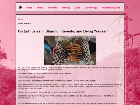 pages/writing/on_being_yourself screenshot