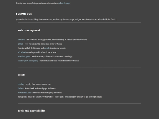 resources screenshot