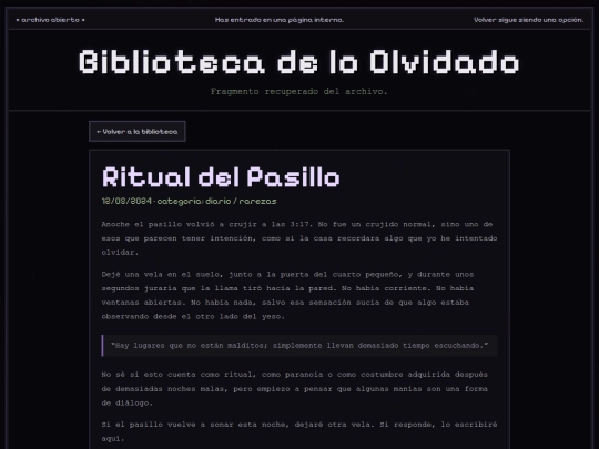 ritual-del-pasillo screenshot