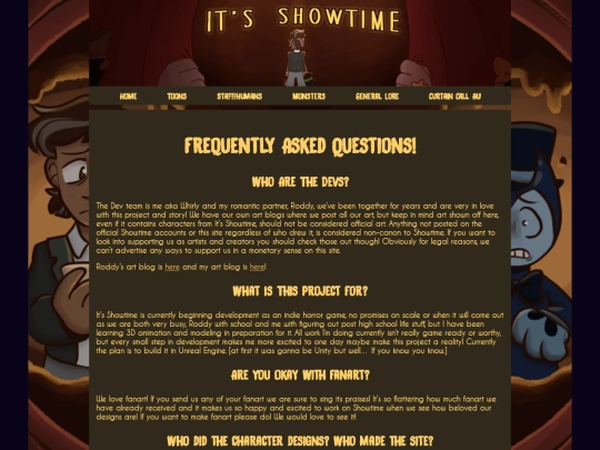 FAQ screenshot