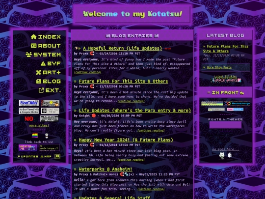 blog screenshot