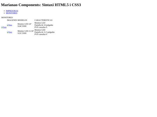 monitores screenshot