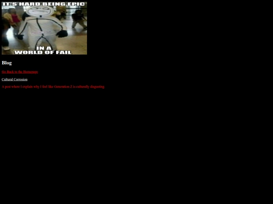 blog screenshot