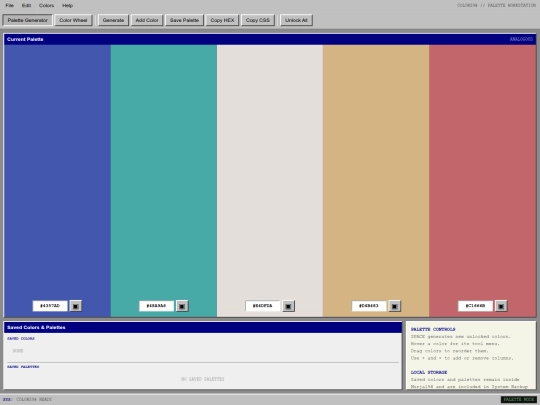 apps/colors98 screenshot
