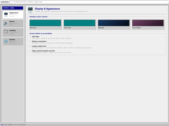 apps/control-panel98 screenshot