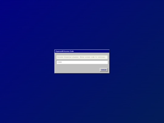 apps/expense98 screenshot