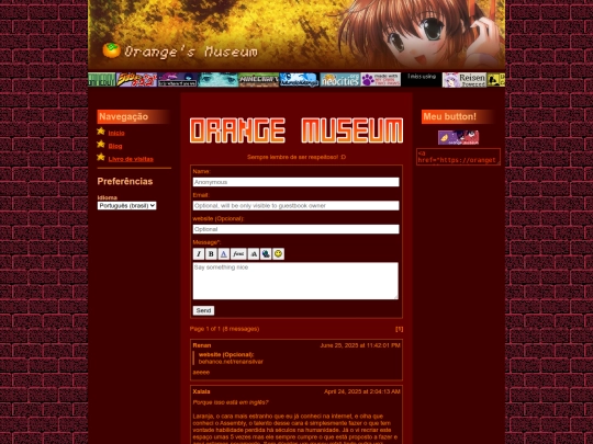 pt/guestbook screenshot