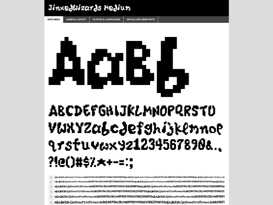 webfontkit-Jinxed-Wizards/jinxedwizards_1-demo screenshot