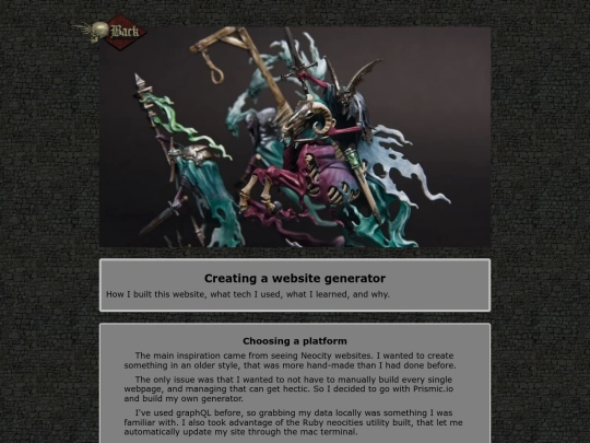 creating-a-website-generator screenshot
