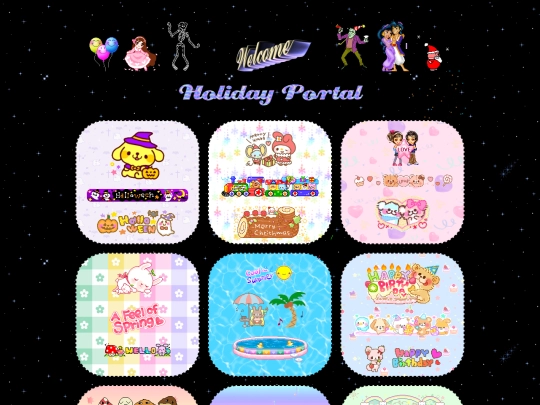 holidays screenshot