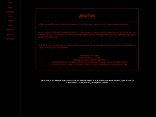 about-me screenshot