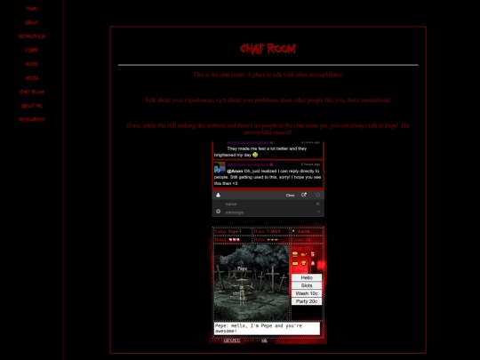 chat-room screenshot