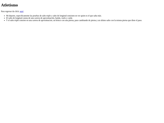 Atletismo screenshot