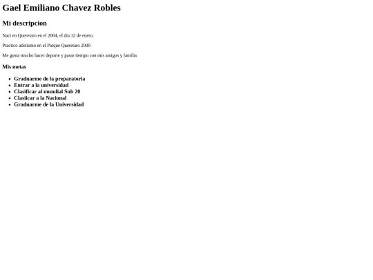 Gael Emiliano Chavez Robles screenshot