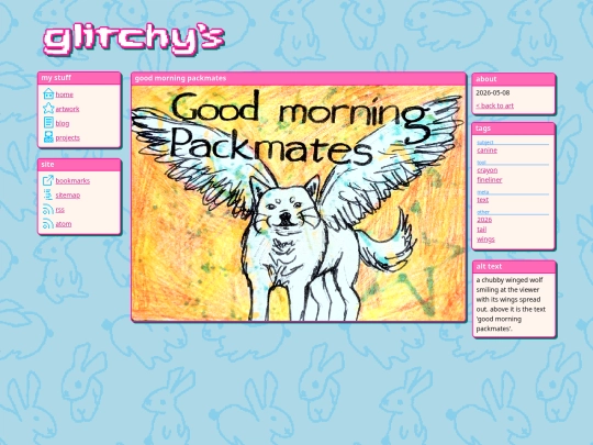 artwork/2026-05-08-good-morning-packmates screenshot