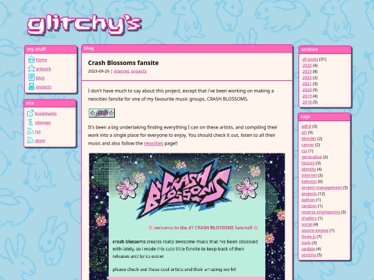 blog/2023-09-26-crash-blossoms-fansite screenshot