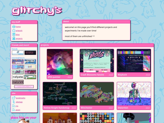 projects screenshot