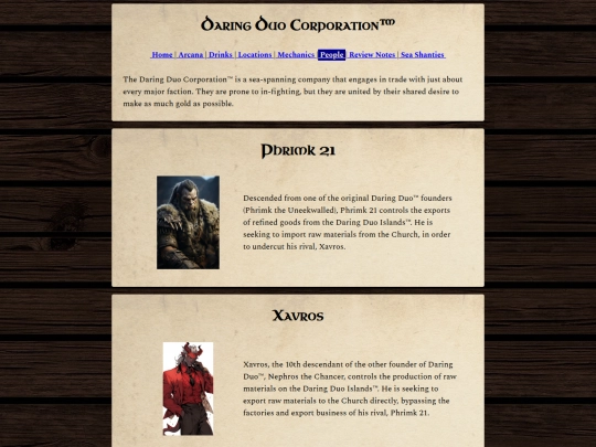 dnd/People/Daring Duo Corporation TM screenshot