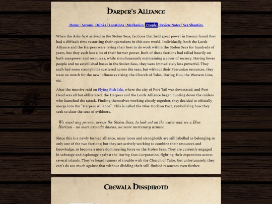 dnd/People/Harper's Alliance screenshot
