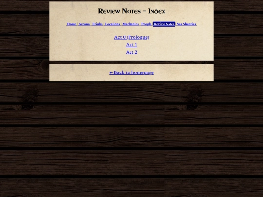dnd/Review Notes screenshot