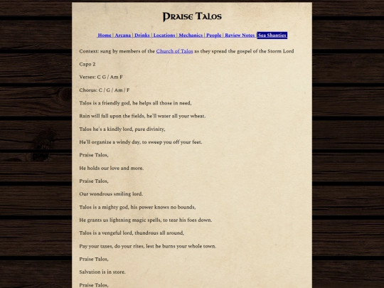 dnd/Sea Shanties/Praise Talos screenshot
