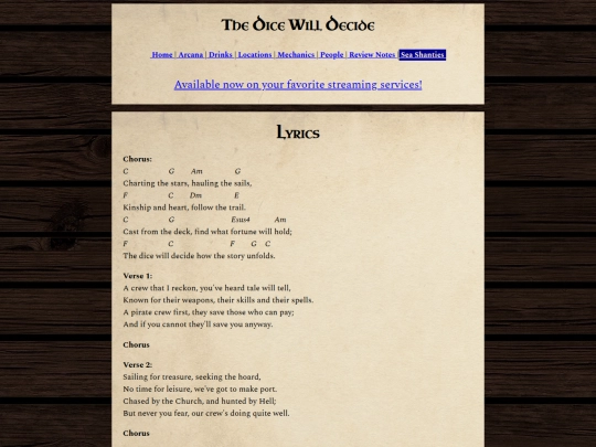 dnd/Sea Shanties/The Dice Will Decide screenshot