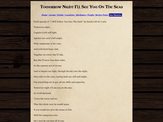 dnd/Sea Shanties/Tomorrow Night I'll See You On The Seas screenshot