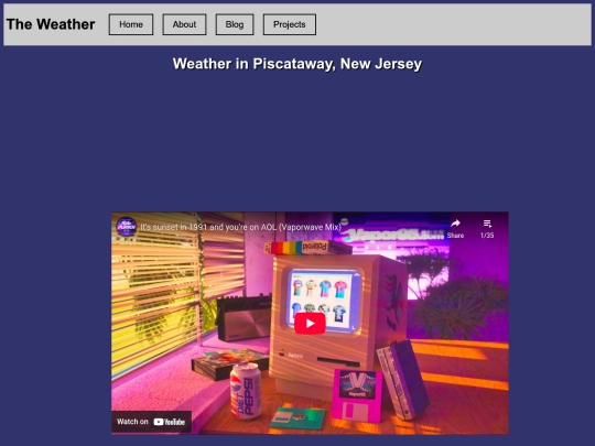 weather screenshot