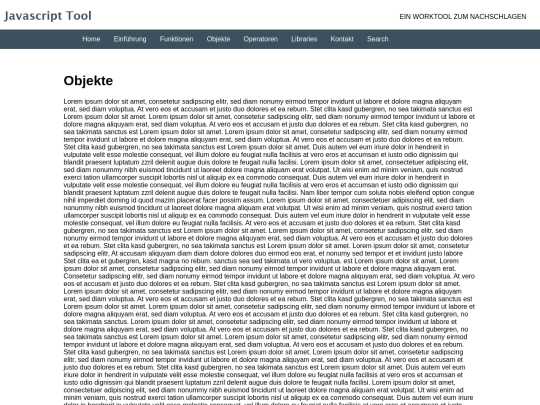 html/objekte screenshot