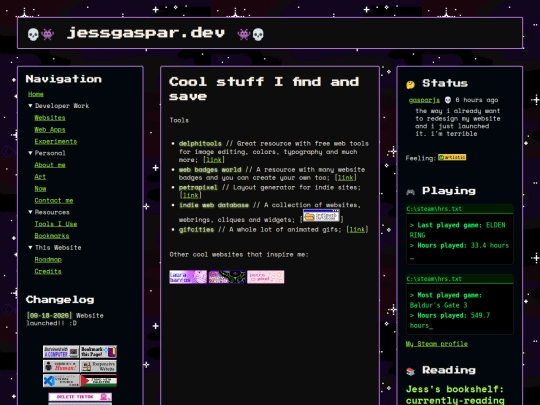 bookmarks screenshot