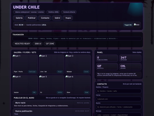 index screenshot