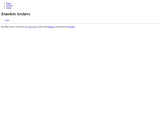 archive screenshot