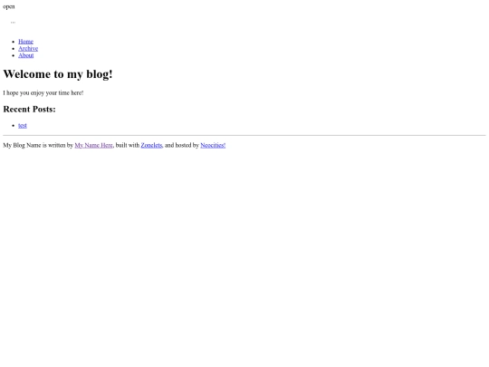 blog screenshot