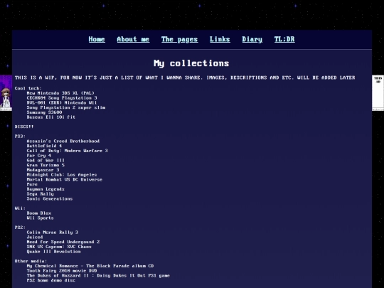 collections screenshot