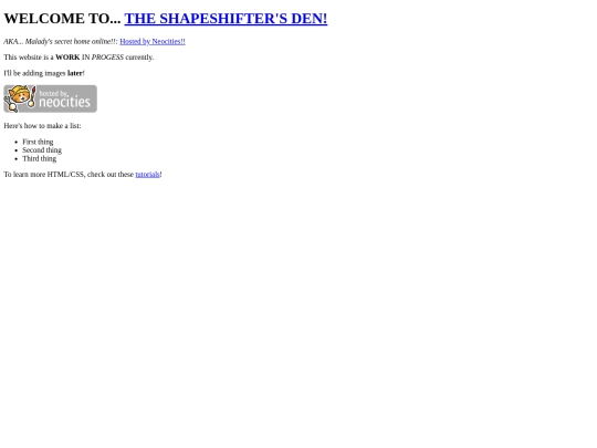 index screenshot