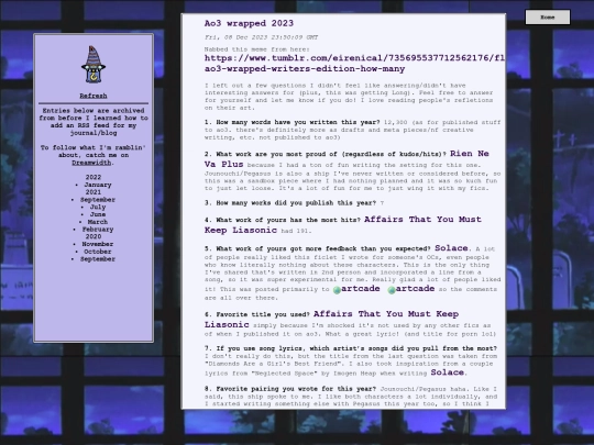 journal screenshot