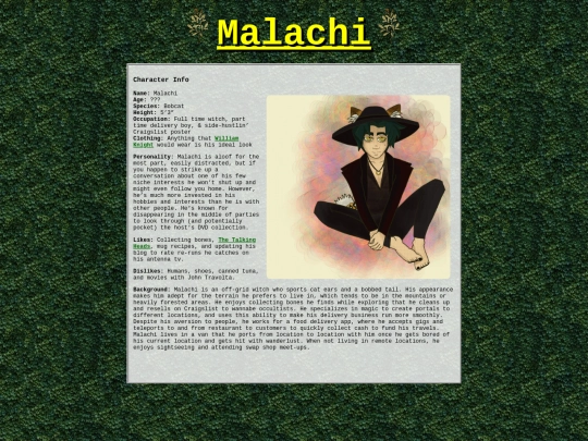 malachi screenshot