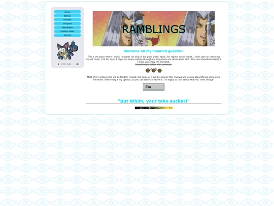 ramblings screenshot