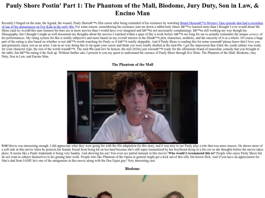 reviews/paulyshore1 screenshot