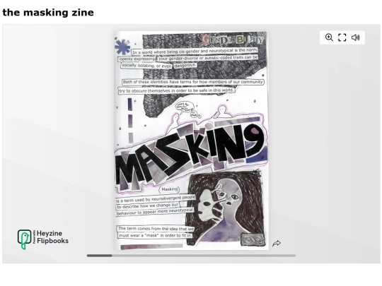 maskingzine screenshot
