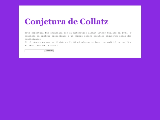 conjetura de collatz screenshot