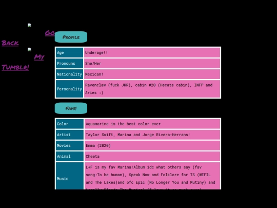 aboutme screenshot