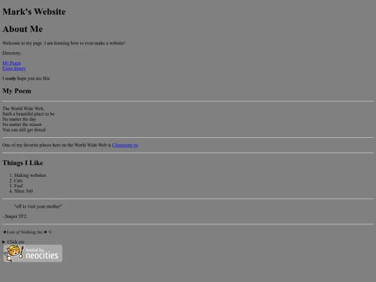 index screenshot