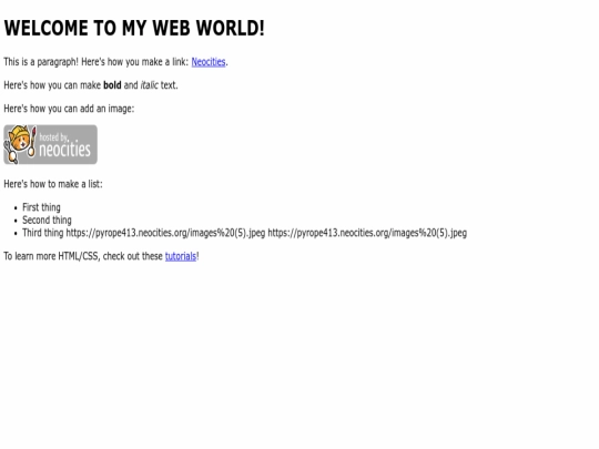 index screenshot
