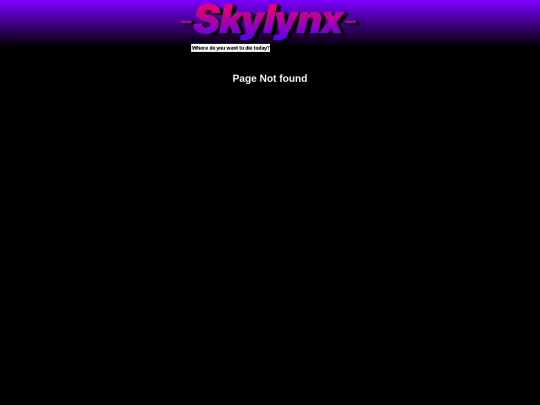 not_found screenshot