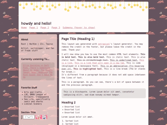index screenshot