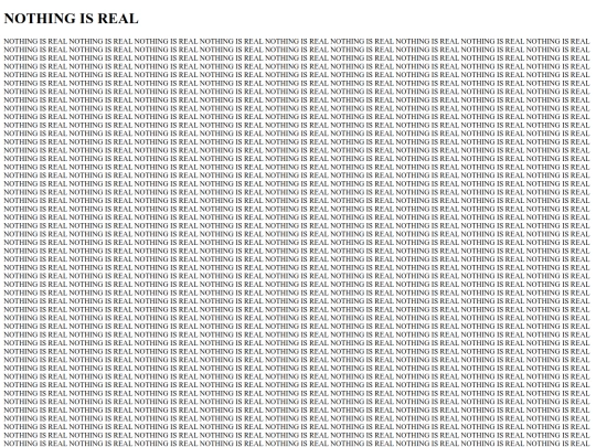 NOTHINGISREAL screenshot