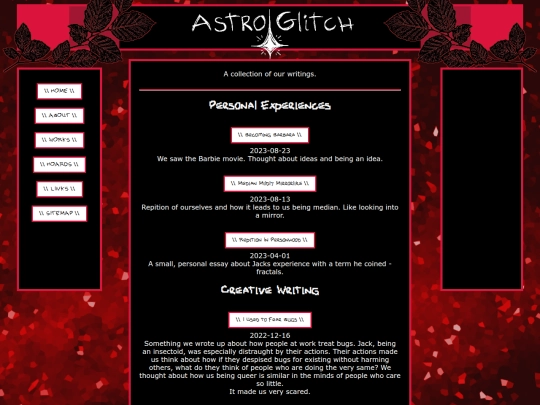 p/writings screenshot