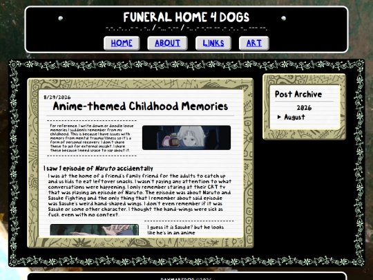 blog screenshot