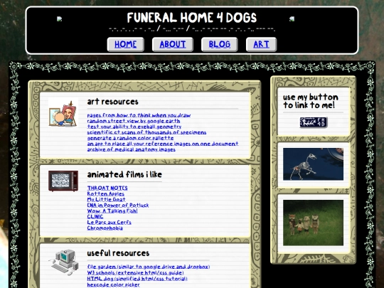 links screenshot
